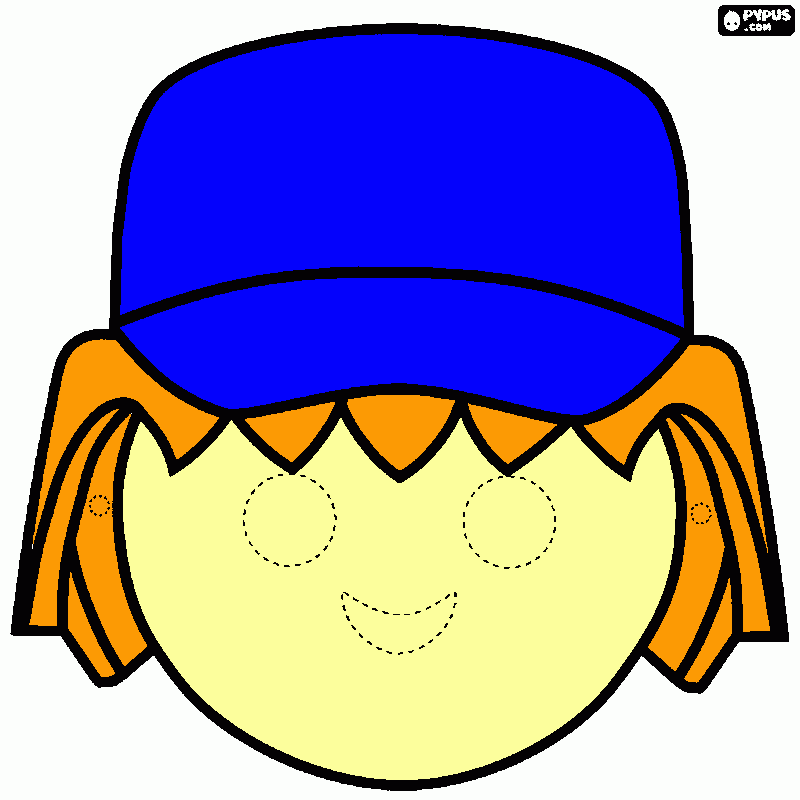 playmobil mask coloring page