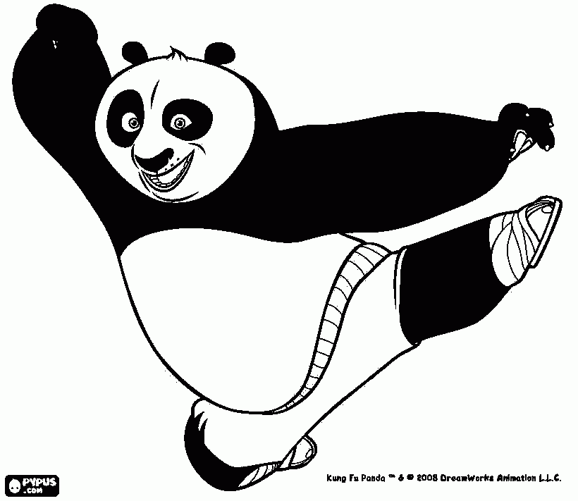 Po coloring page