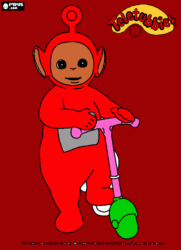 po coloring page
