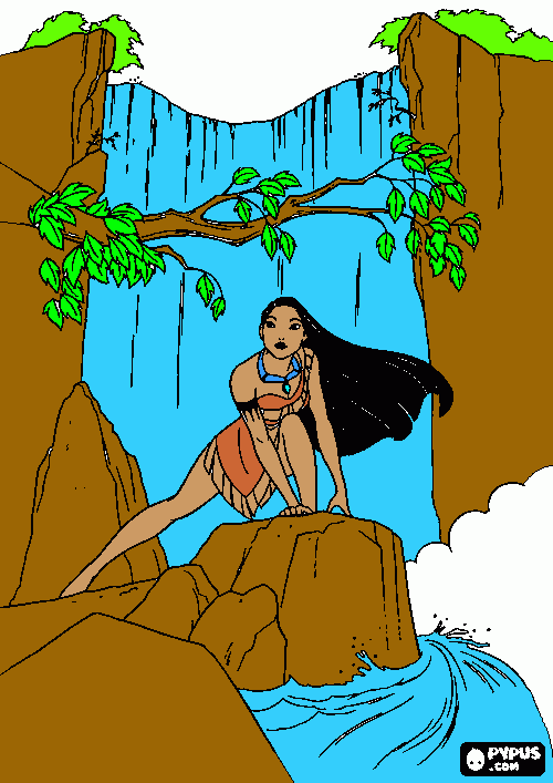 pocahontas 2 coloring page