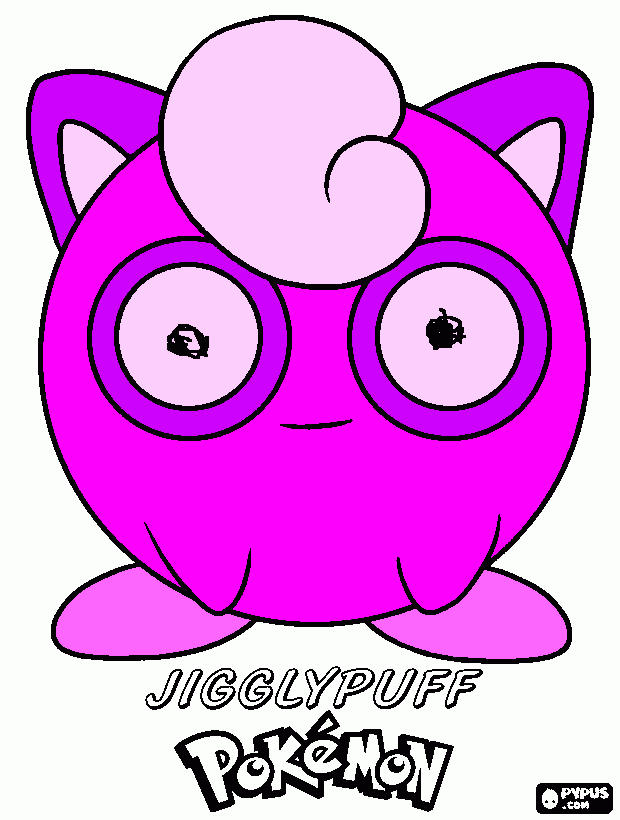 pokemon jiglipaf coloring page