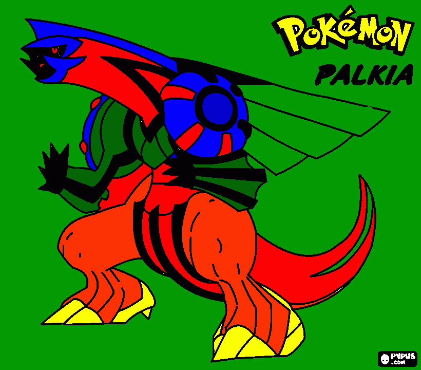 Pokemon Palkia coloring page