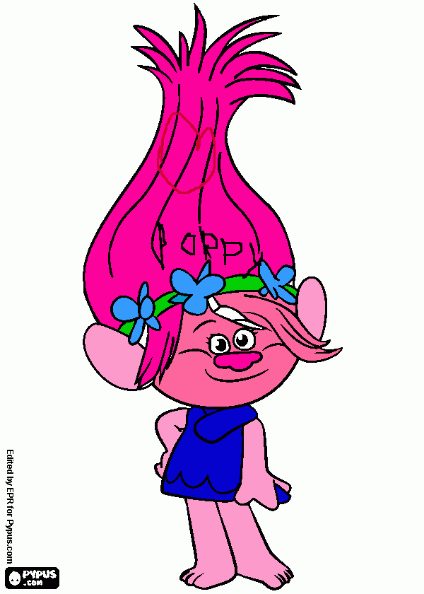 poppy coloring page coloring page