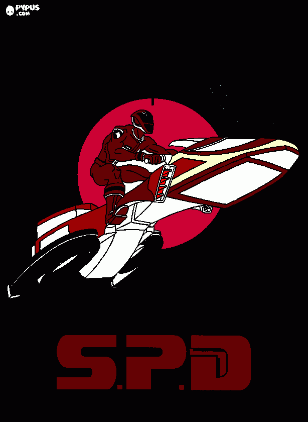 PR SPD coloring page