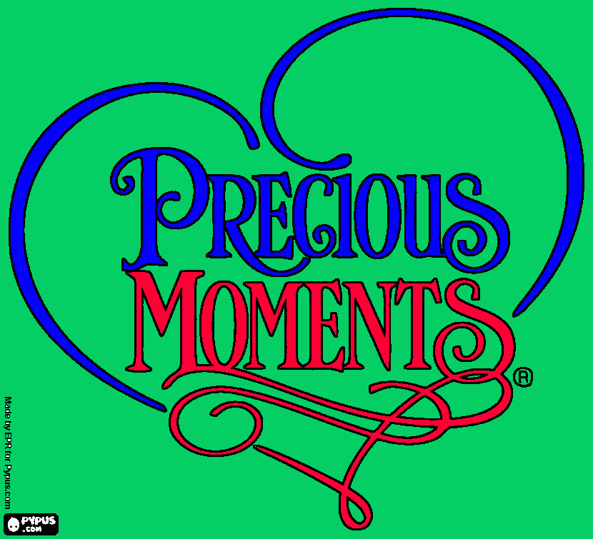 precious moment coloring page