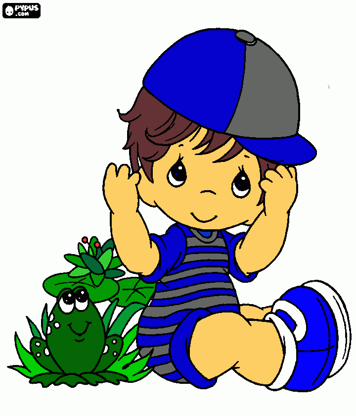 prescious moments coloring page