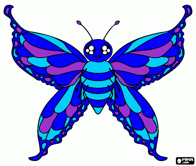 Pretty Butterfly coloring page