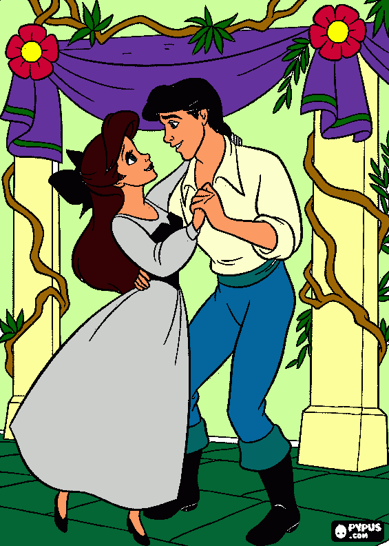 Pretty princess 1 coloring page
