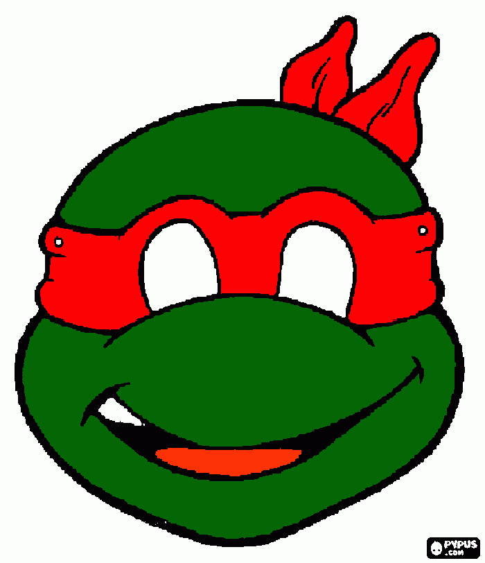 Printable Ninja Turtle coloring page