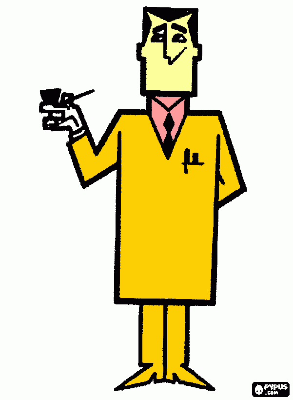 Professor Utonium coloring page