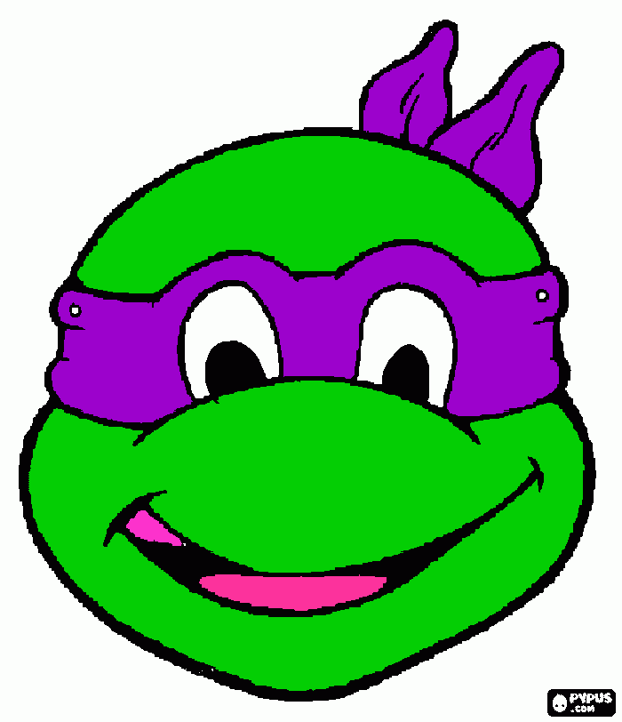 Purple Ninja coloring page