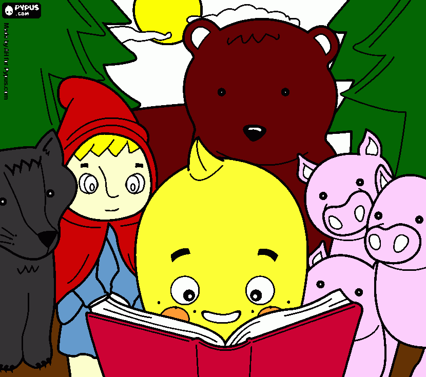 Pypus coloring page