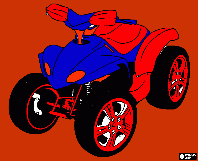 Quad for G-pa Tim coloring page