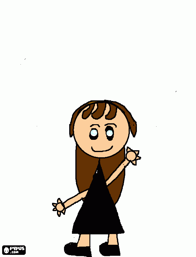 rachel girl coloring page