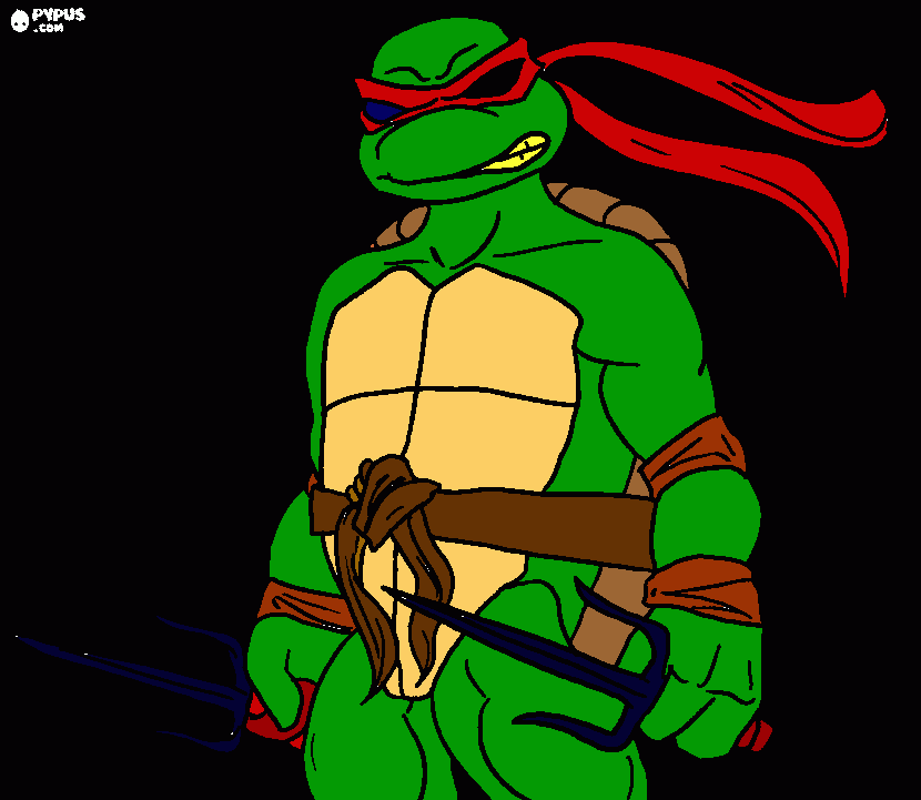 rafis turtle coloring page