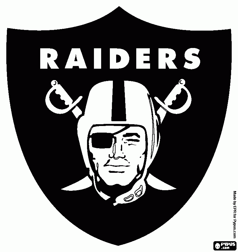 Raiders Crap coloring page