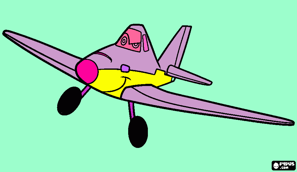 rainbow dusty coloring page