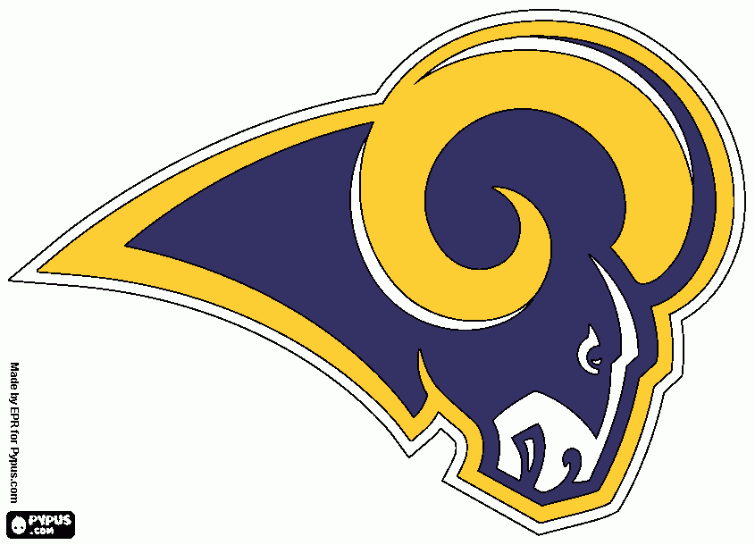 Rams coloring page