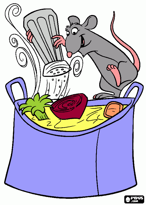 ratatouille coloring page