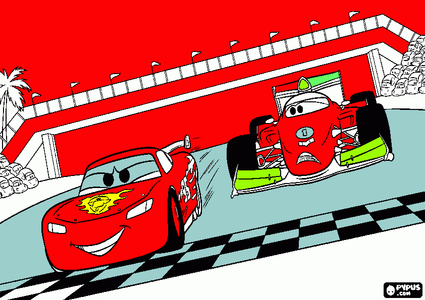 rayo macuin i francesco coloring page
