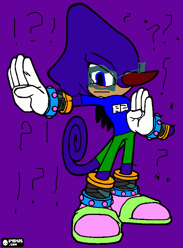 rechard the cameleon espio öcse coloring page