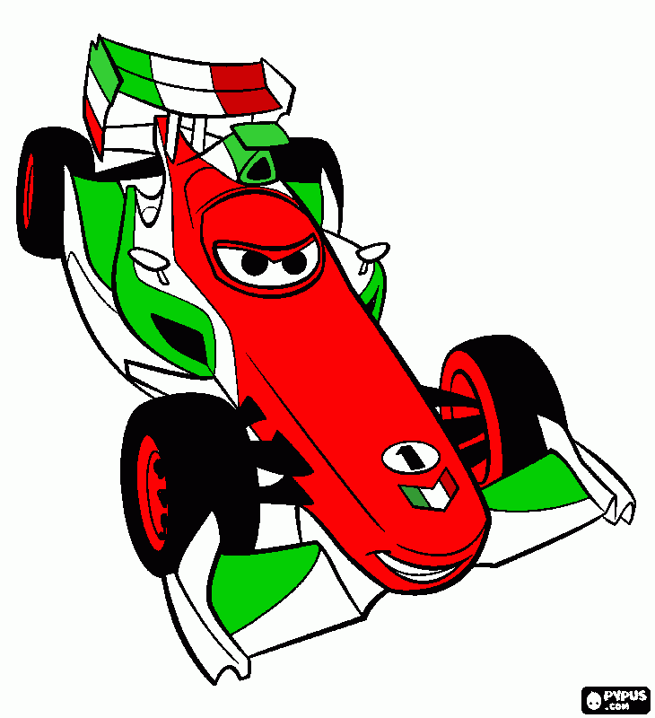 red green white coloring page