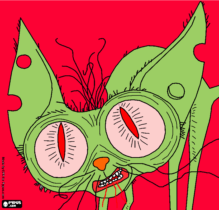 redrum coloring page