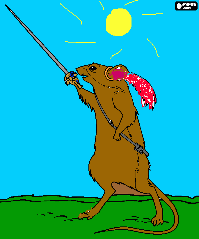 Reepecheep coloring page