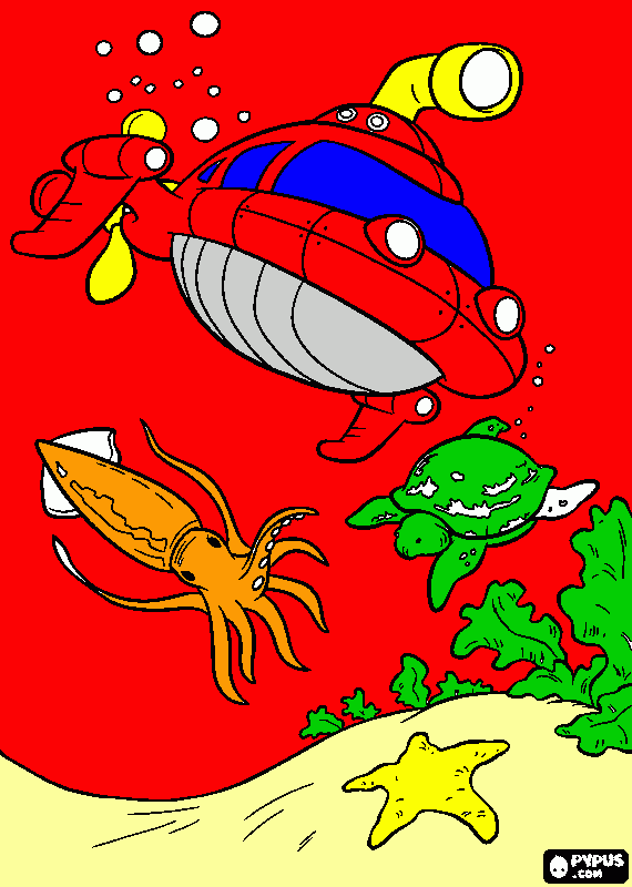 rocket coloring page