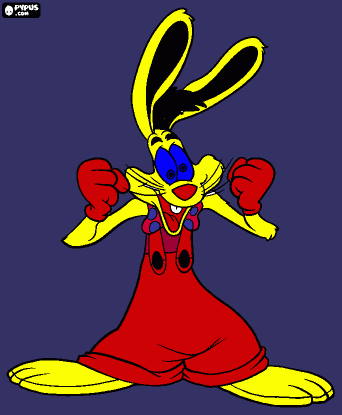 Roger Rabbit coloring page
