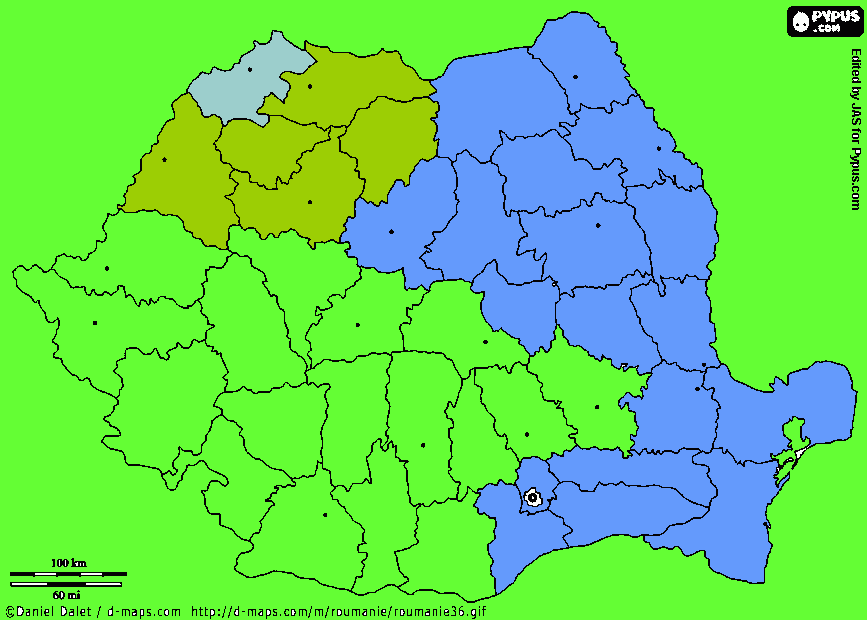 romania coloring page