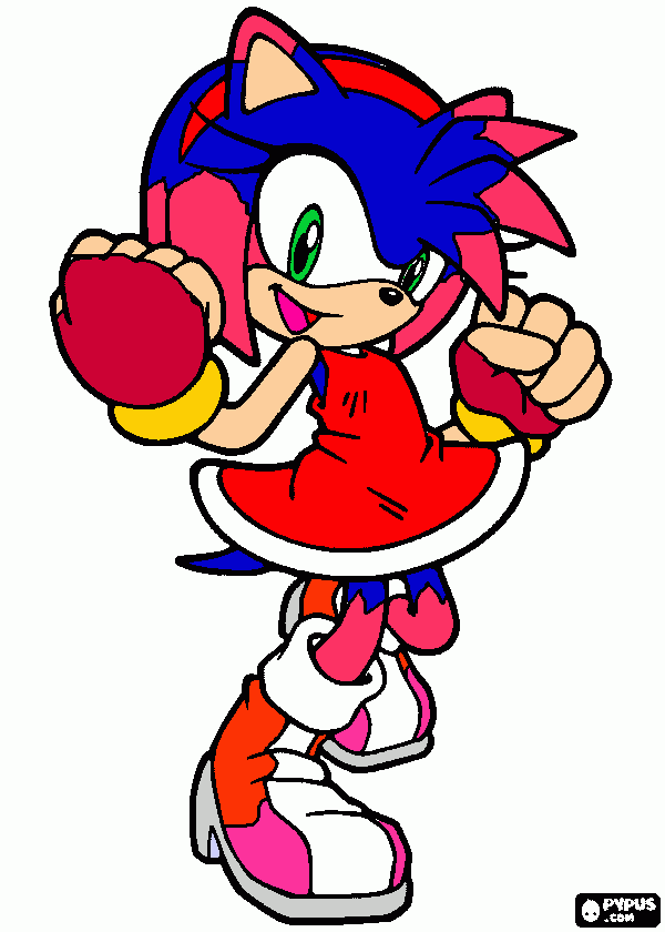 rose amy coloring page
