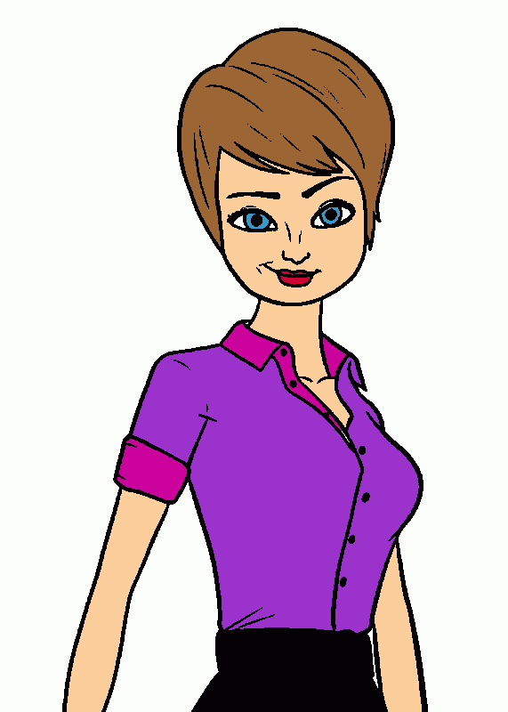 Roxanne coloring page