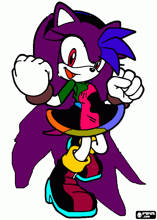ruckel the hedgehog coloring page
