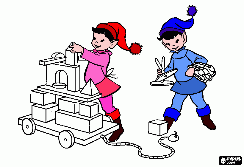RUFTY AND TUFTY coloring page