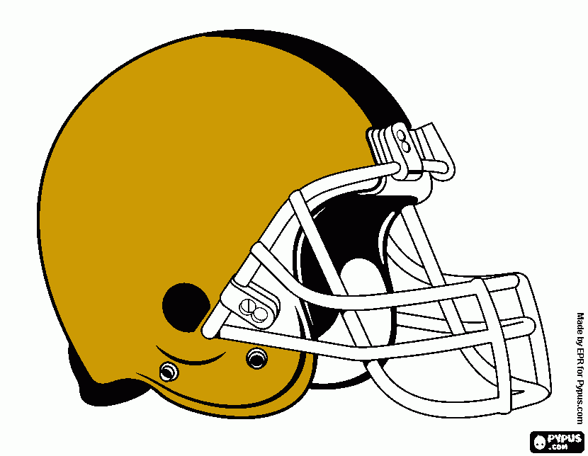 saints helmet coloring page