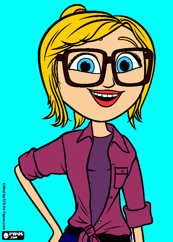 Sam Sparks coloring page