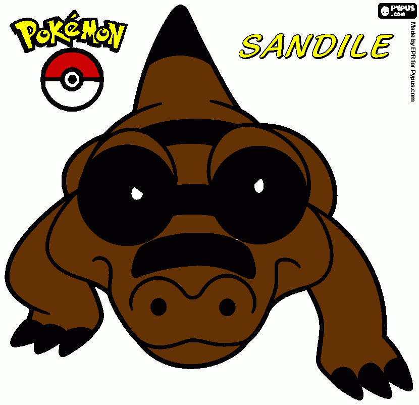 sandile coloring page