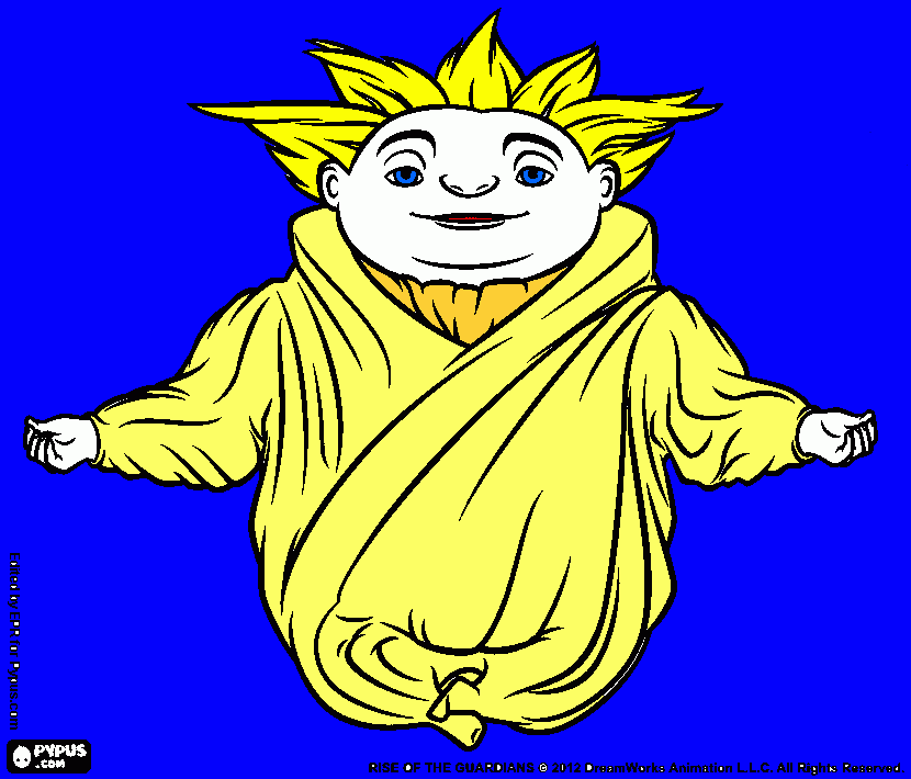 Sandman coloring page