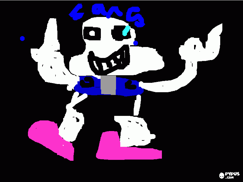 sans coloring page