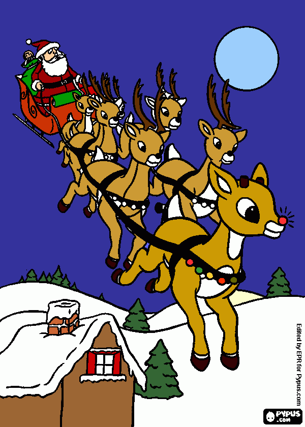 Santa Ivanna coloring page