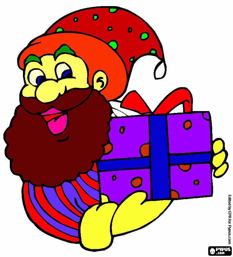 santaaaaaaaaaaa.... coloring page
