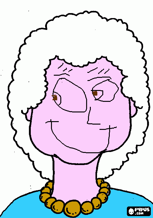Saying hello! coloring page