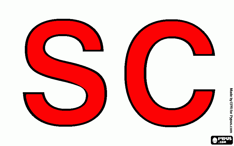 SC coloring page