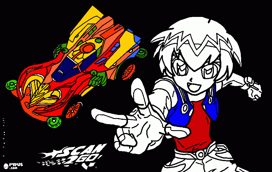 scan to go coloring page