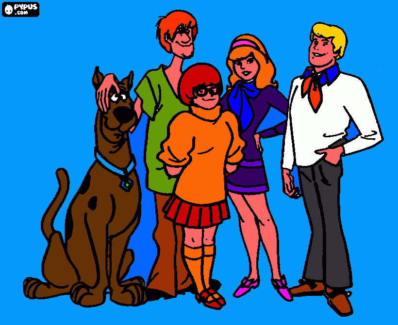 scooby-doo picture Luuk coloring page