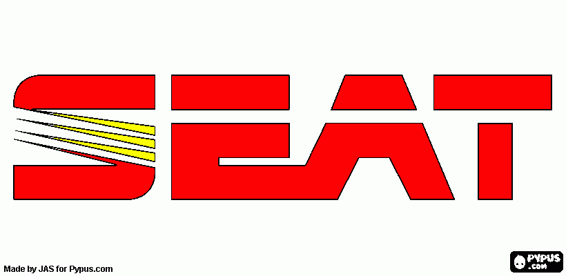 seat coloring page