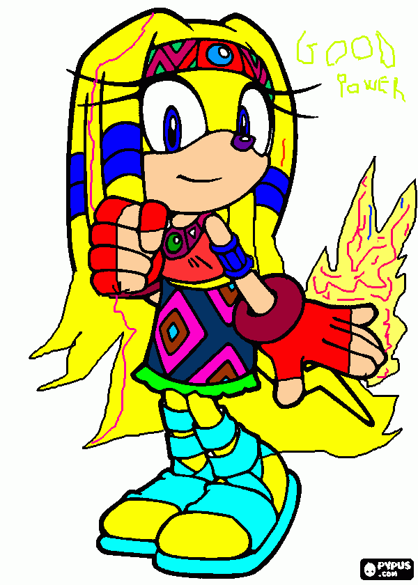 selena a fény erejű lány coloring page