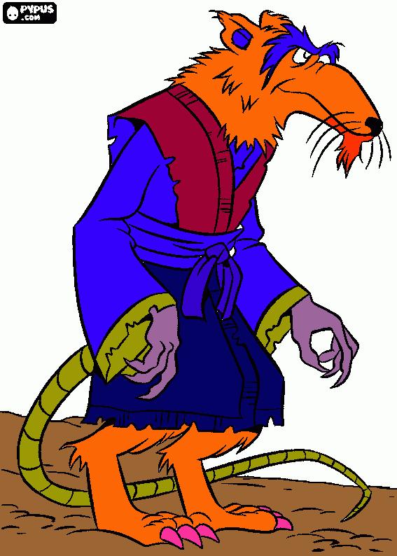 sensai coloring page