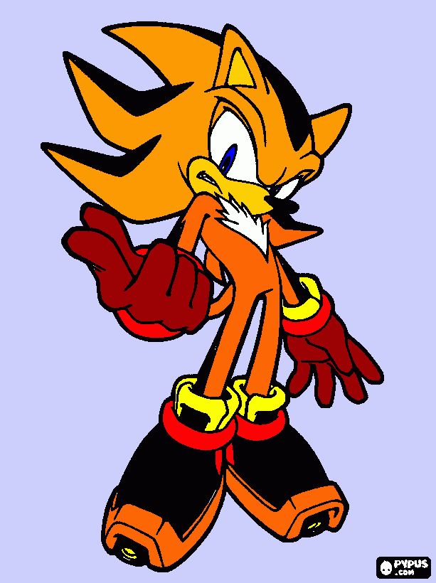 SHADOW!!!!!!!!!!!! coloring page